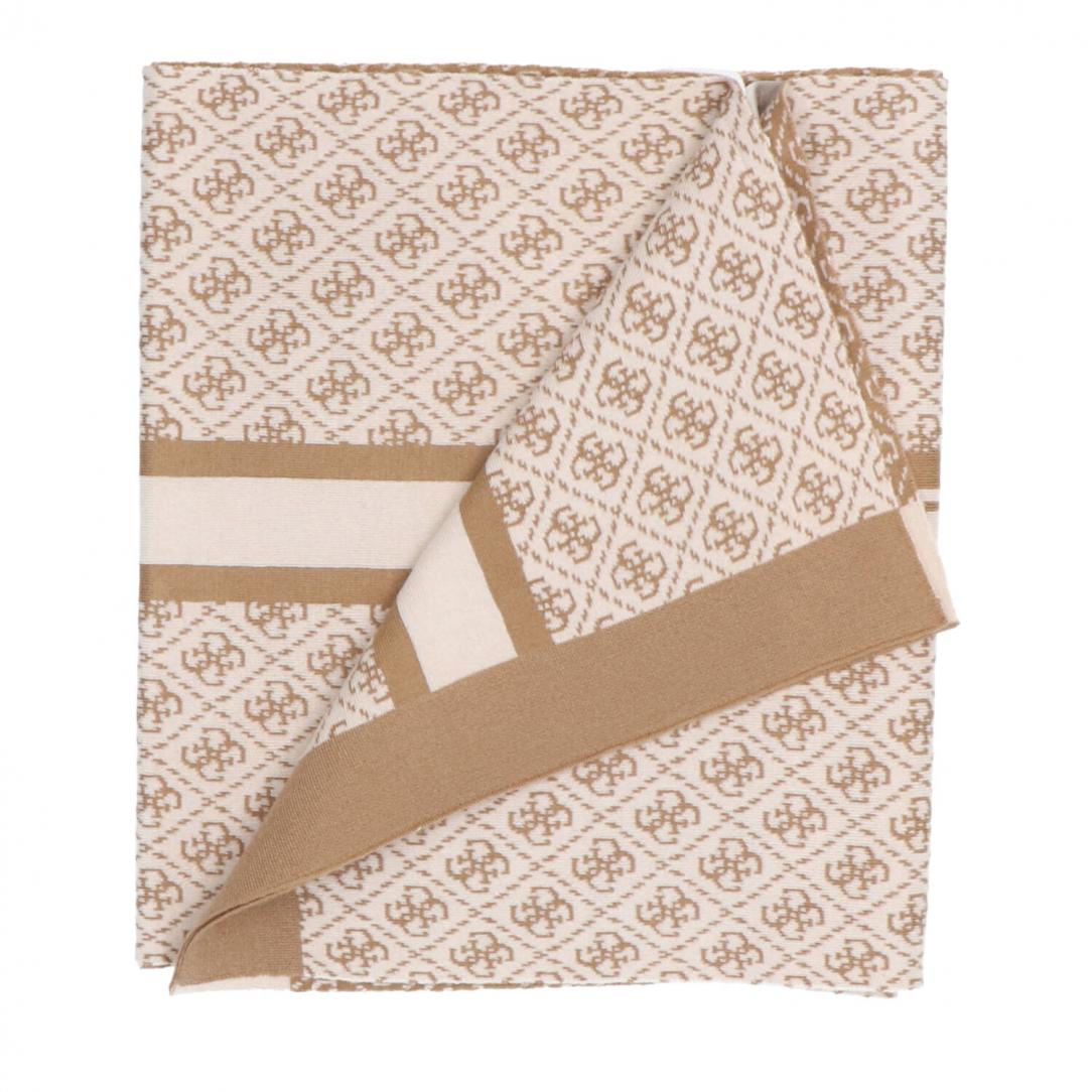 SEVYN 4G LOGO SCARF Beige 3