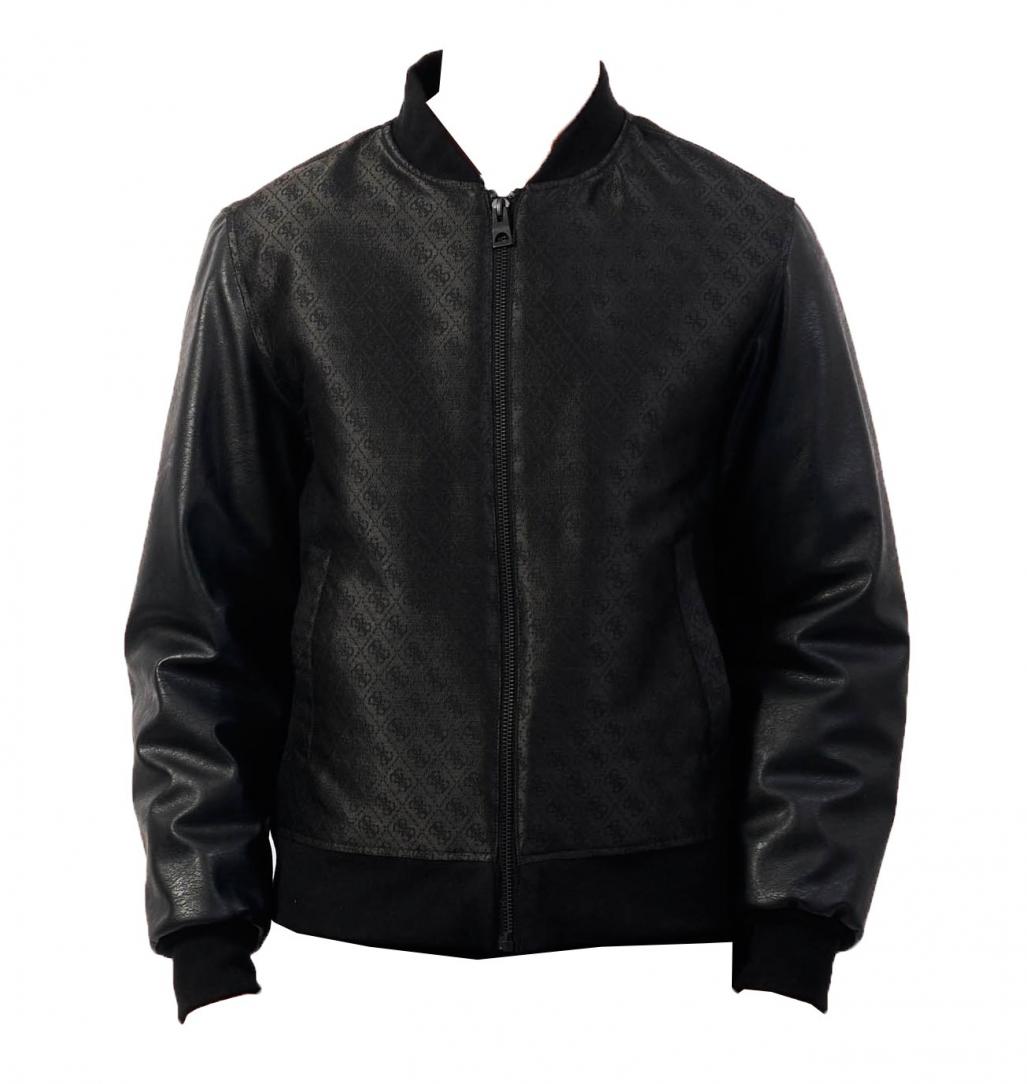 QUATTRO G VARSITY BOMBER Nero 1