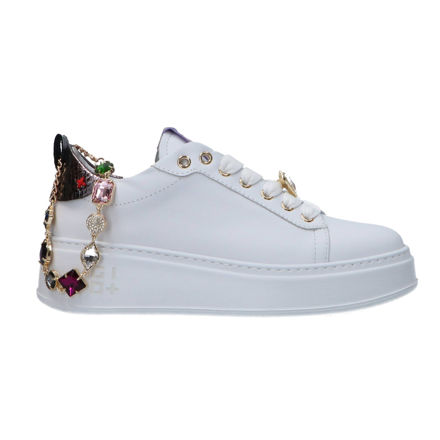 Gio Più Sneakers Sneakers Combi strass pia Argento