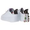 Sneakers Combi strass pia Argento