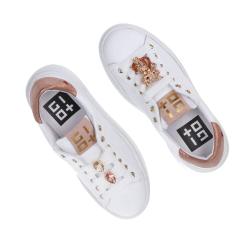 Sneakers Combi strass pia Bianco