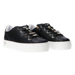Sneakers PPJ850 charm strass Nero