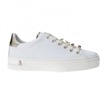 Sneakers Donna PPJ850 charm strass Bianco