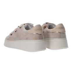 Sneakers PPJ855 suede charm strass Beige