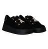Sneakers PPJ855 suede charm strass Nero