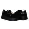 Sneakers PPJ855 suede charm strass Nero