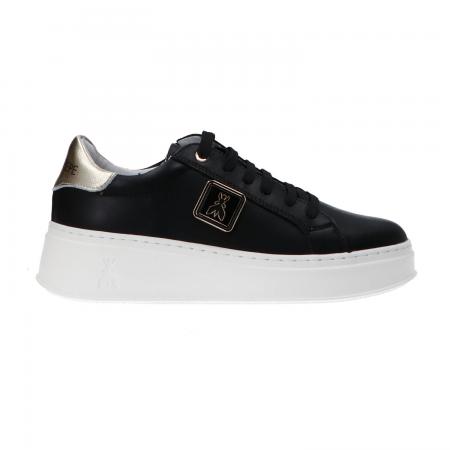 Sneakers Donna PP853 vitello palisson Nero