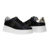 Sneakers PP853 vitello palisson Nero