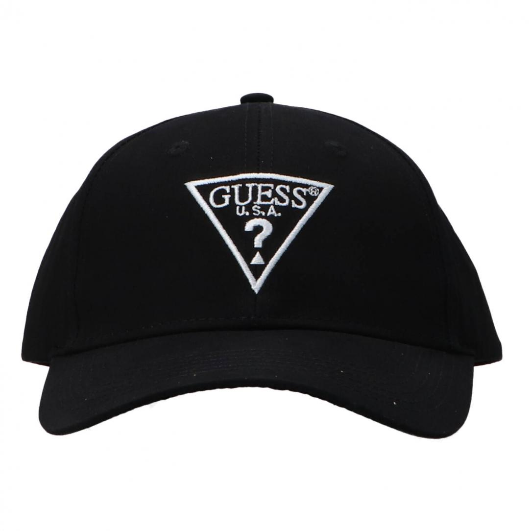 GUESS BASEBALL CAP Bianco Nero 1