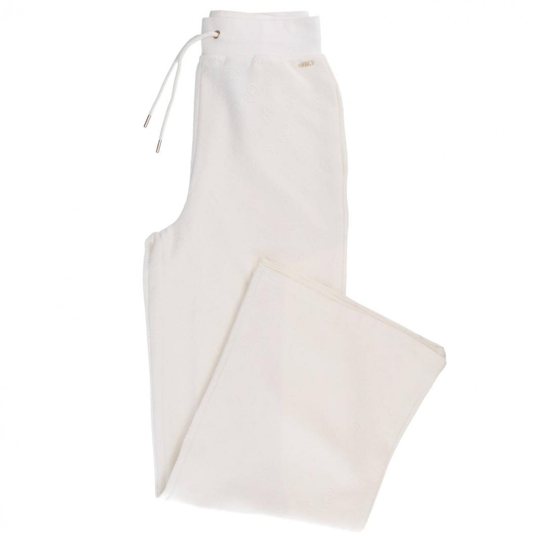 PEONY LOGO STRAIGHT LONG PANT Bianco Panna 1