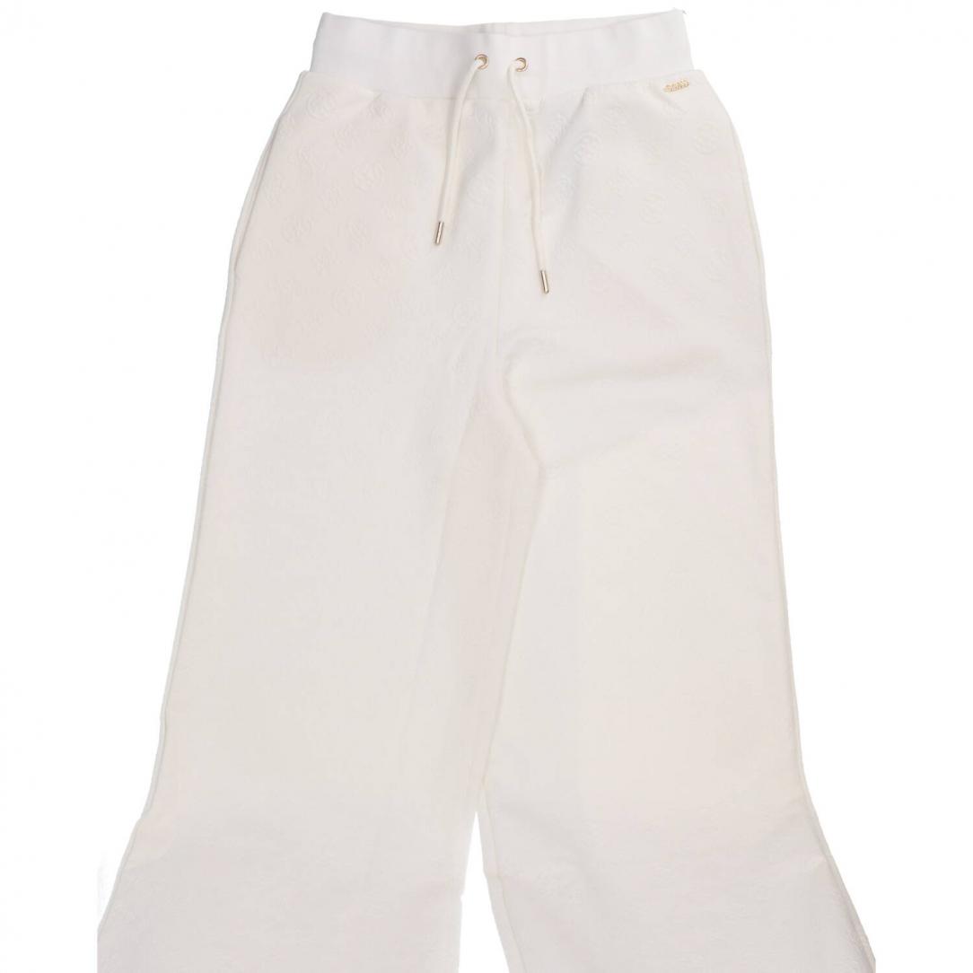 PEONY LOGO STRAIGHT LONG PANT Bianco Panna 2