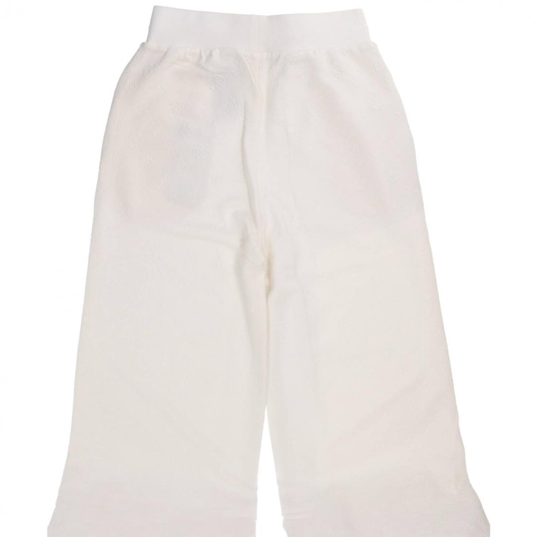 PEONY LOGO STRAIGHT LONG PANT Bianco Panna 3