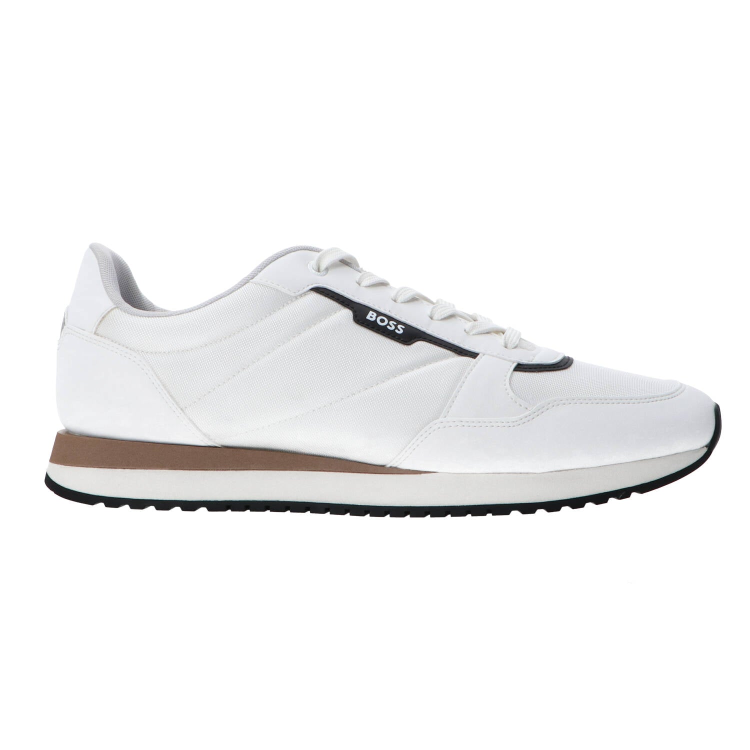 Boss Sneakers Sneakers Kai Runn leather nylon Bianco