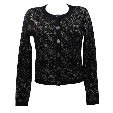 Cardigan Donna PAIGE 4G STONES Nero