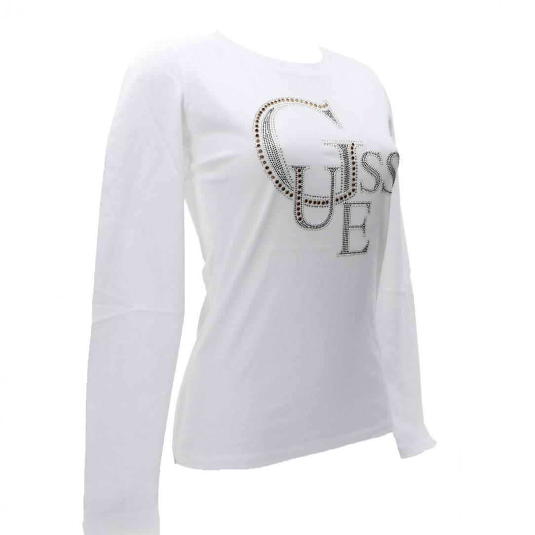 STUDDED LOGO TEE Bianco 2