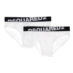Dsquared2 Intimo Intimo DCX67003 BRIEF TWIN PACK Bianco