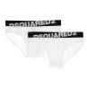 Dsquared2 Intimo Intimo DCX67003 BRIEF TWIN PACK Bianco - Foto 1