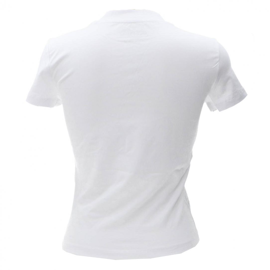 MOCK NECK ALL OVER 4G TEE Bianco 3