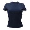 Guess T-shirt T-shirt MOCK NECK ALL OVER 4G TEE Blu - Foto 2