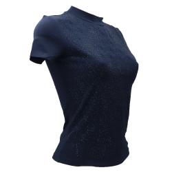 T-shirt MOCK NECK ALL OVER 4G TEE Blu