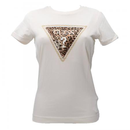 T Shirt Donna TRIANGLE LEO TEE Beige