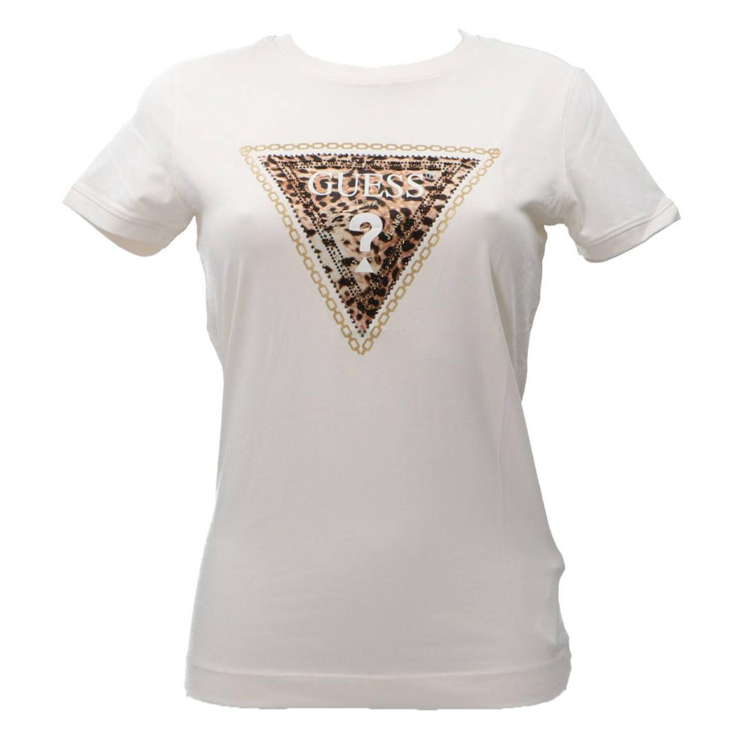 TRIANGLE LEO TEE Beige 1