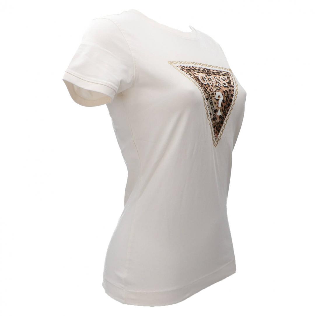 TRIANGLE LEO TEE Beige 2