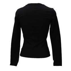 T-shirt GJ SLIM LOGO EMB Nero