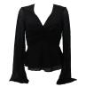Guess Blusa Blusa OLYMPE FLARE SLEEVE TOP Nero - Foto 1