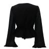 Guess Blusa Blusa OLYMPE FLARE SLEEVE TOP Nero - Foto 3