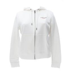 Guess Felpe Felpe GJ ZIP HOOD REG MINI AMERICA Bianco