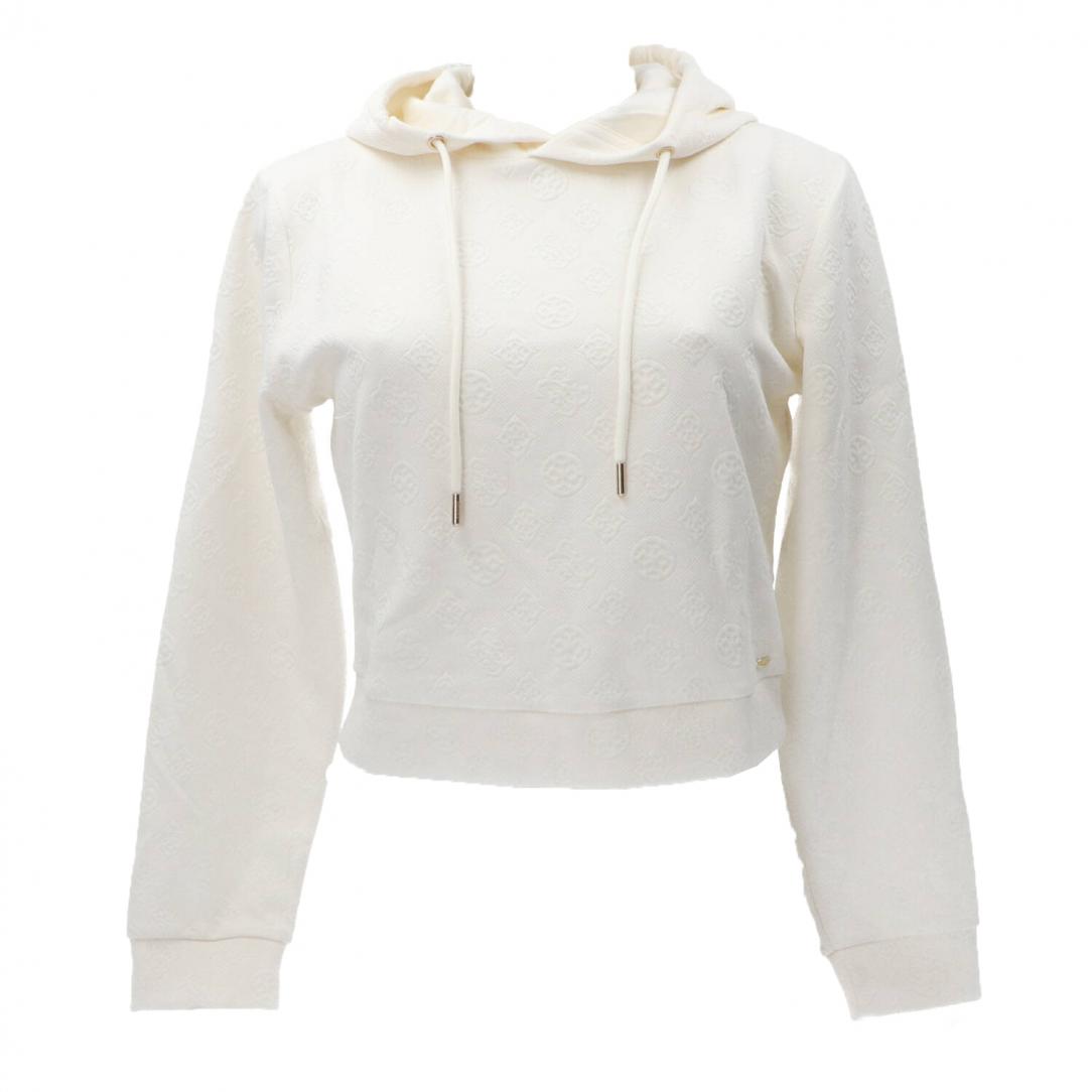 PEONY LOGO HOODIE Bianco Panna 1