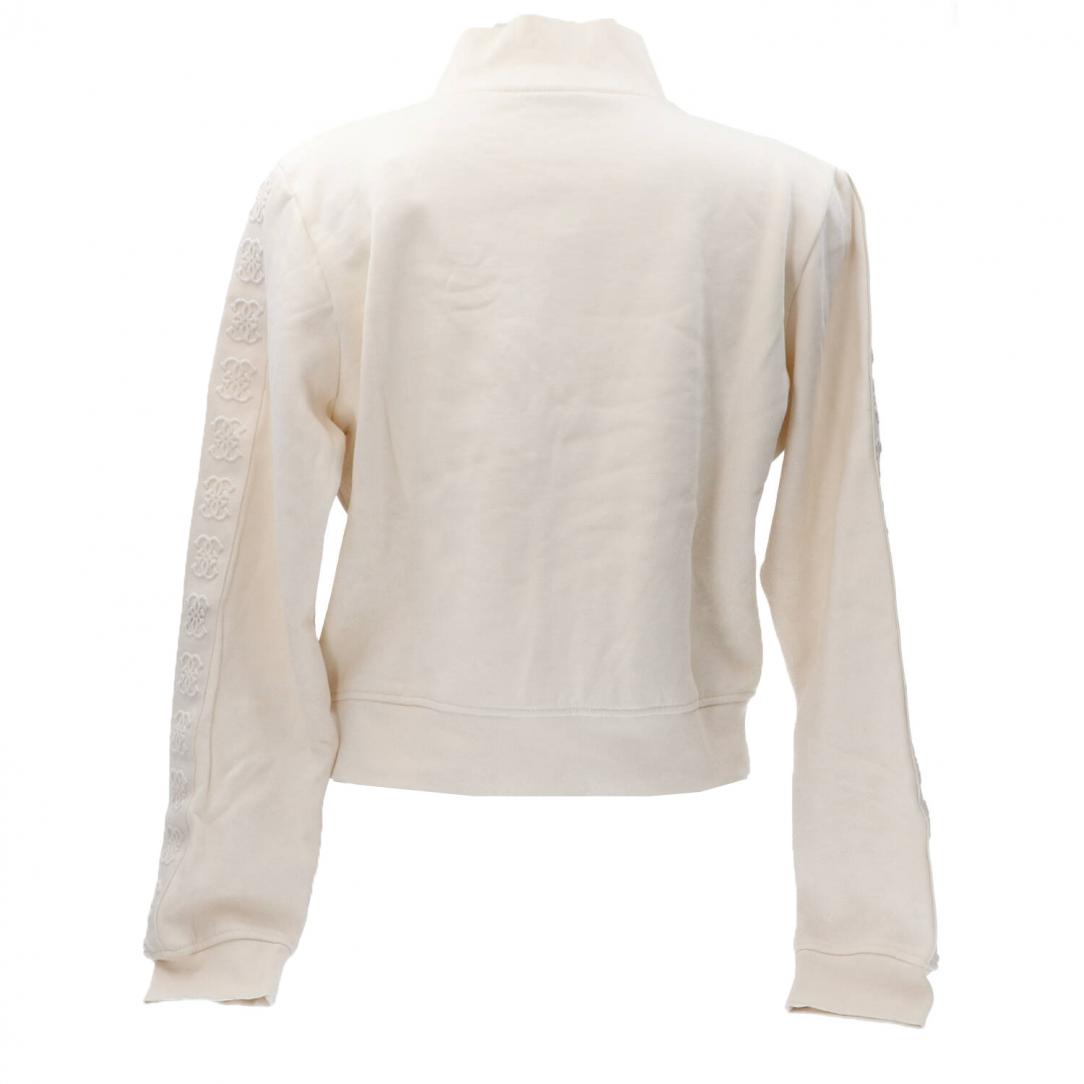 STACIE FULL ZIP SWEATSHIRT Bianco Panna 3