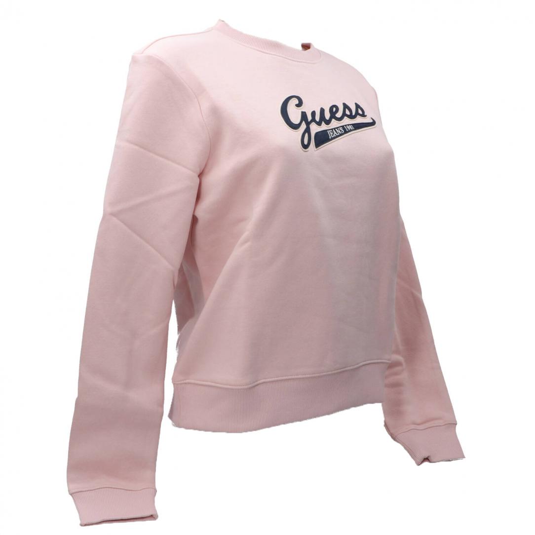 GJ REG GUESS SCRIPT SWEAT Rosa 2