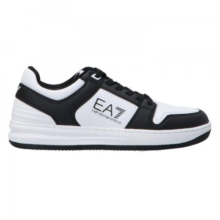 Sneakers Uomo Leather bicolor Ea7 Nero