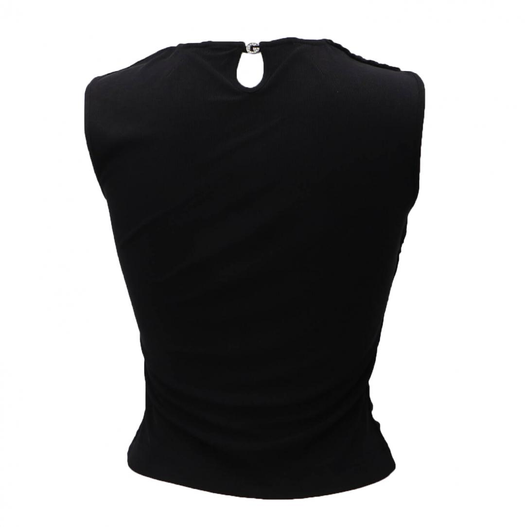 ELIS DRAPE TOP Nero 3