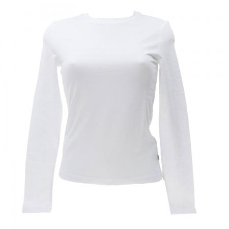 T Shirt Donna GJ SLIM LOGO EMB Bianco