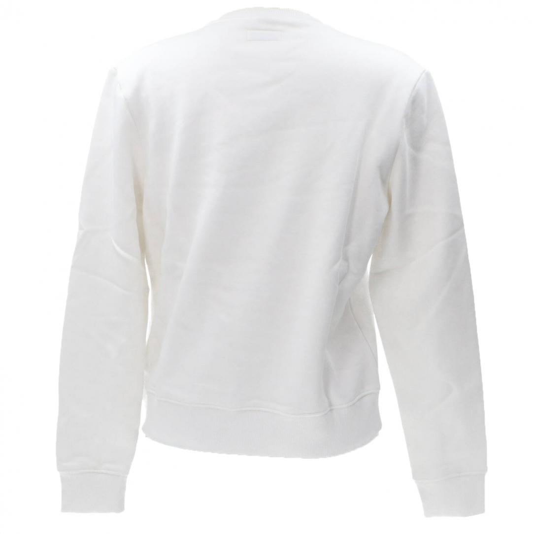 GJ REG GUESS SCRIPT SWEAT Bianco 3