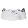 Sneakers Platform jewels rosa Bianco