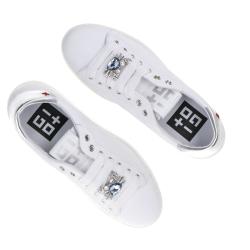 Sneakers Platform jewels rosa Bianco