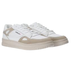 Sneakers City in action leather suede Bianco