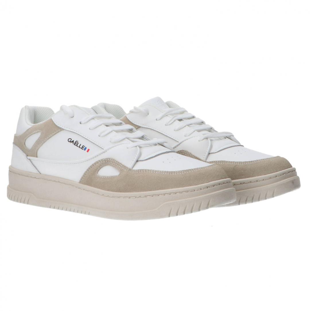 City in action leather suede Bianco 2