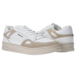 Sneakers City in action leather suede Bianco