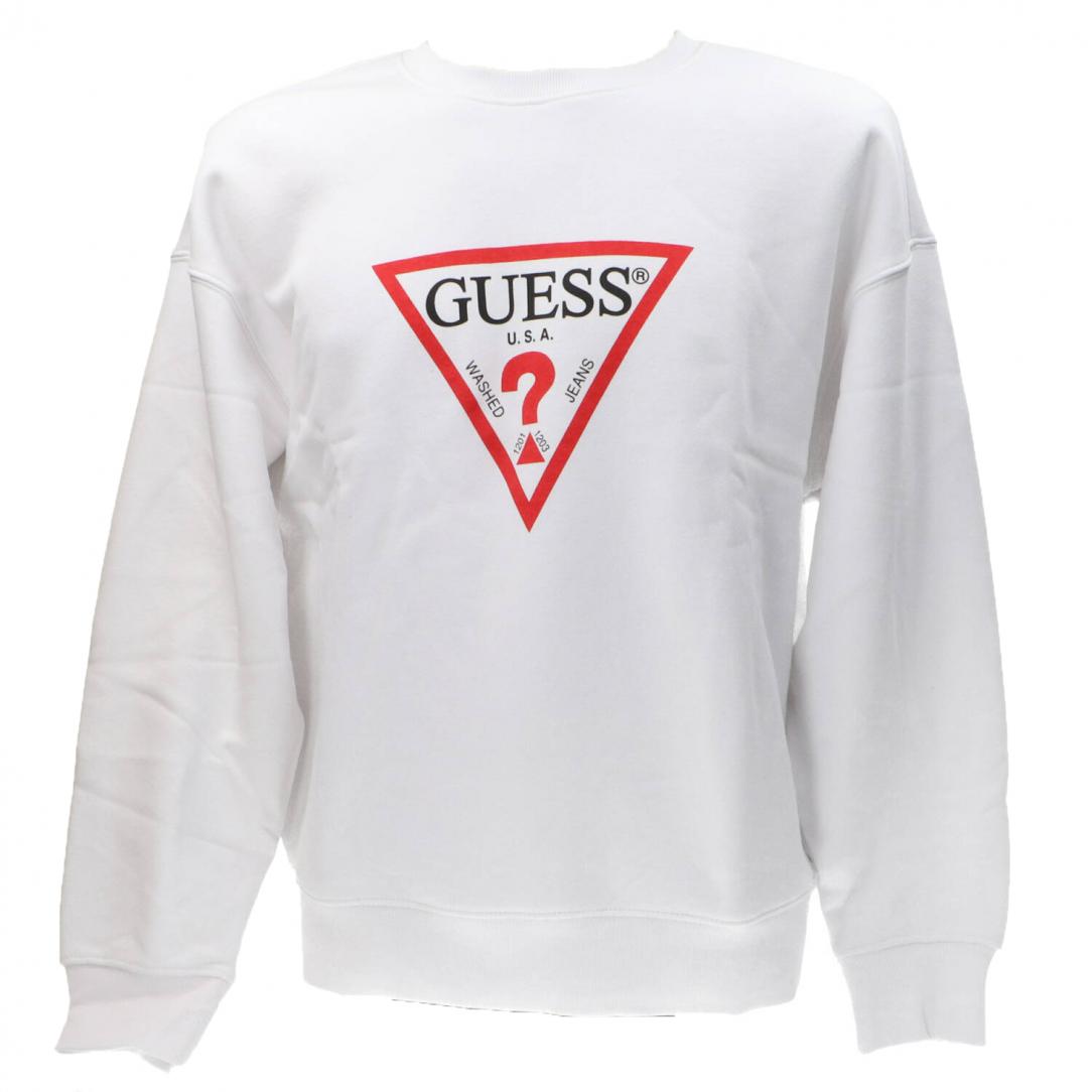 GJ ICONIC TRIANGLE SWEAT Bianco 1