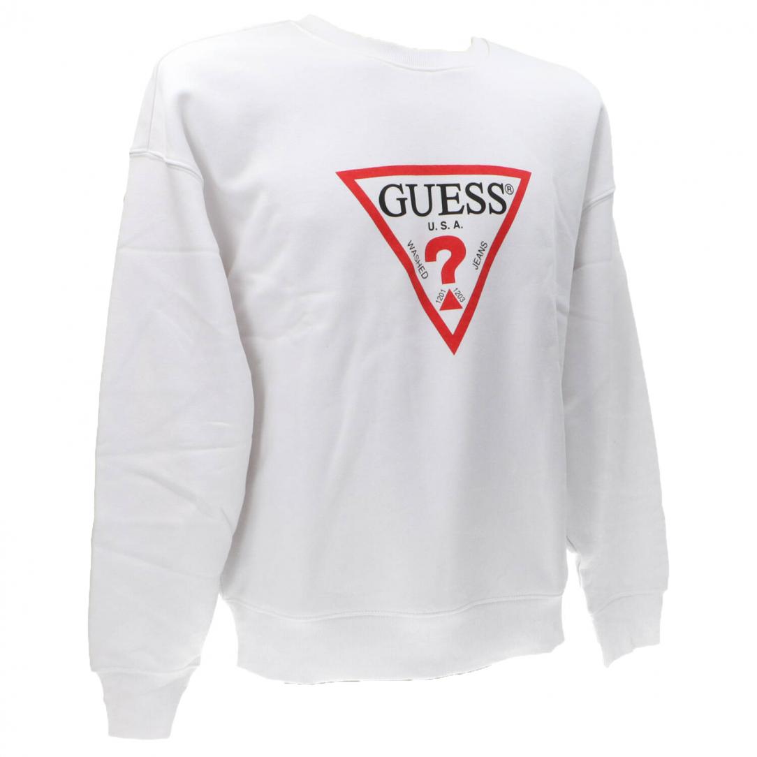 GJ ICONIC TRIANGLE SWEAT Bianco 2