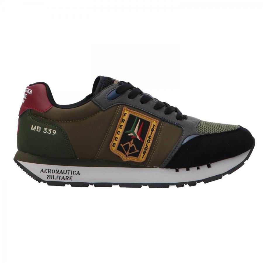 Aereonautica Militare Sneakers Frecce tricolore SC292CT3331 242 Verde scuro