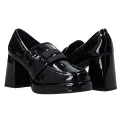 Francesine Naplak tacco largo G O07 Nero