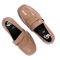 Francesine Naplak tacco largo G O07 Beige