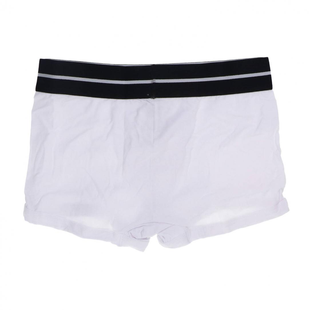 BOXER TRUNKS COLUMBUS Bianco Nero 2