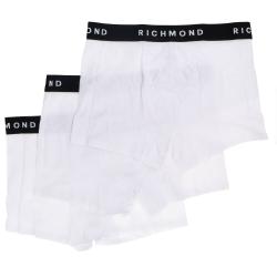 Richmond Intimo Intimo TRIPACK TRUNKS Bianco Nero